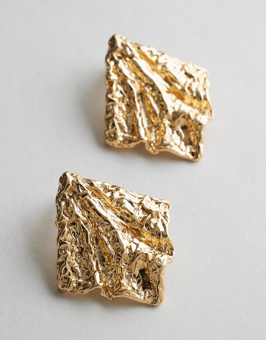 Belle Statement Earrings flat lay