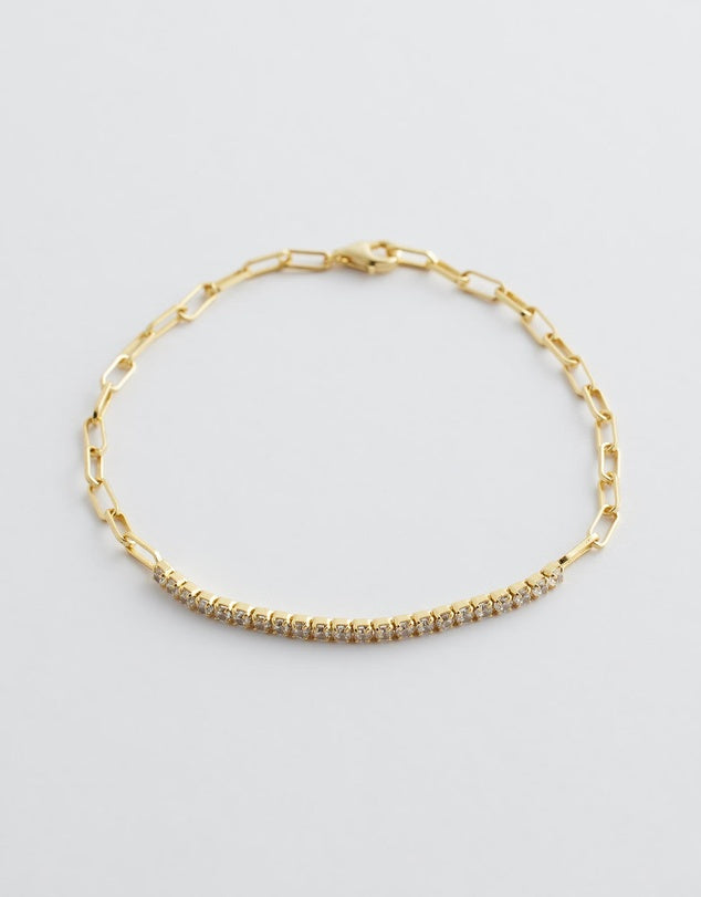 Edie Tennis Chain Bracelet