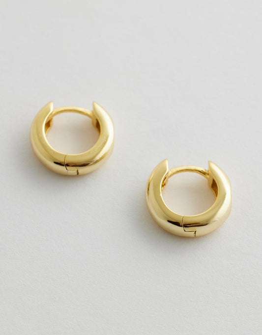 Lunara Hoop Earrings - Gold flat lay