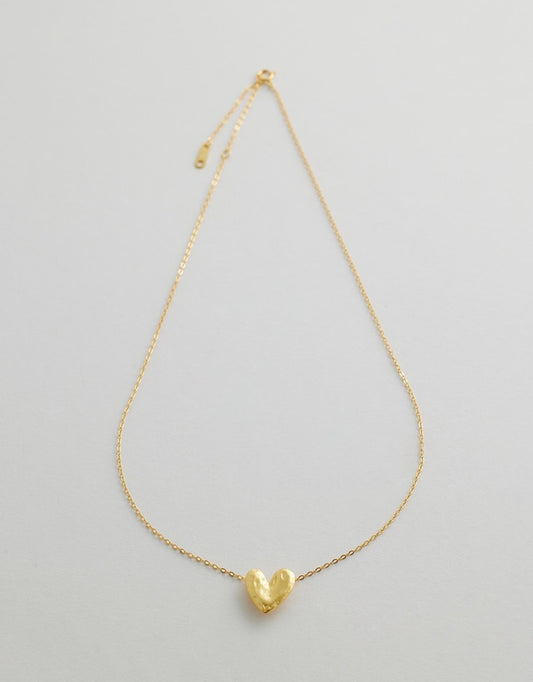 Rivellia Heart Necklace flay lay