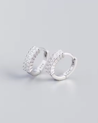 Lennox Huggies - Silver & Clear