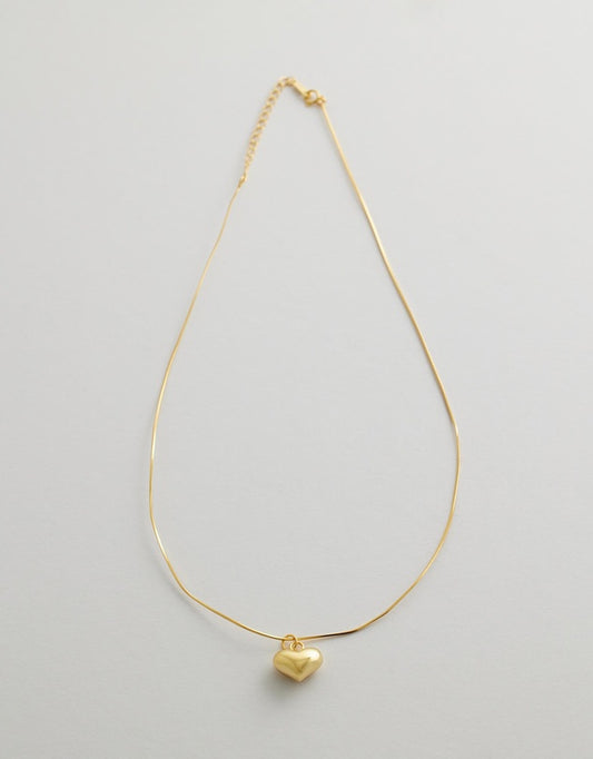 Serenity Heart Necklace flay lay