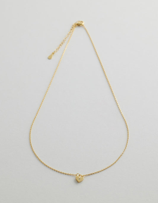 solstice heart necklace flay lay