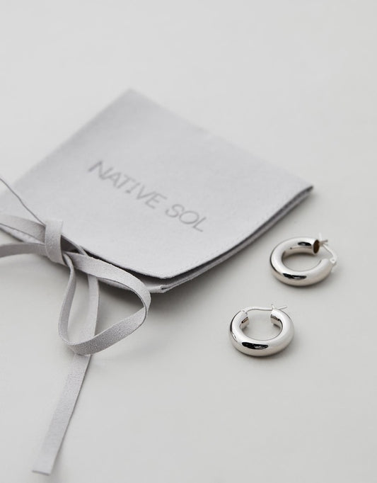 Indie Hoop -Silver