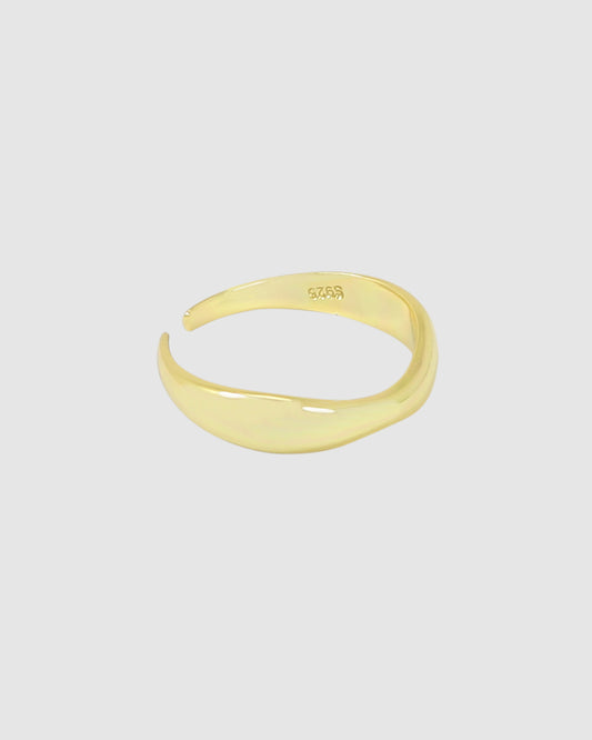 Hannah Wave Ring - Gold