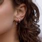 Lunara Hoop Earrings - Silver