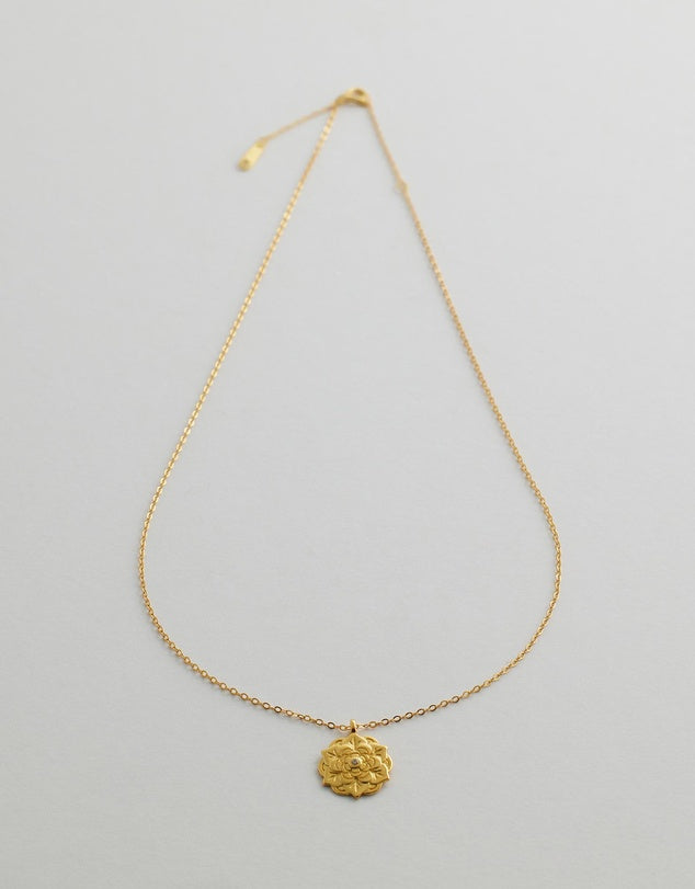 Celestara Mandala Necklace flat lay full product