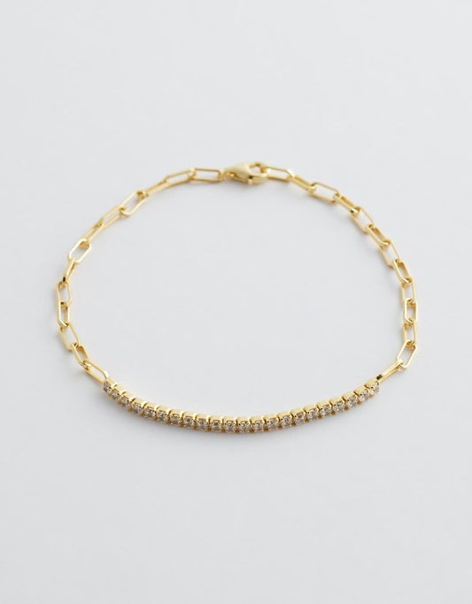 Edie Tennis Chain Bracelet