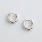 Lunara Hoop Earrings - Silver