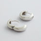 Lunara Hoop Earrings - Silver