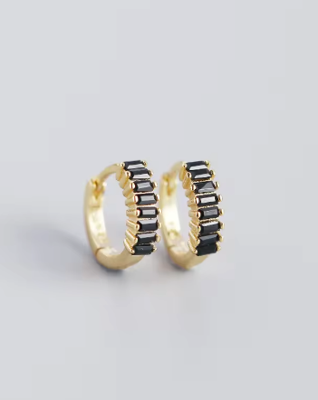 Lennox Huggies - Gold & Black flat lay