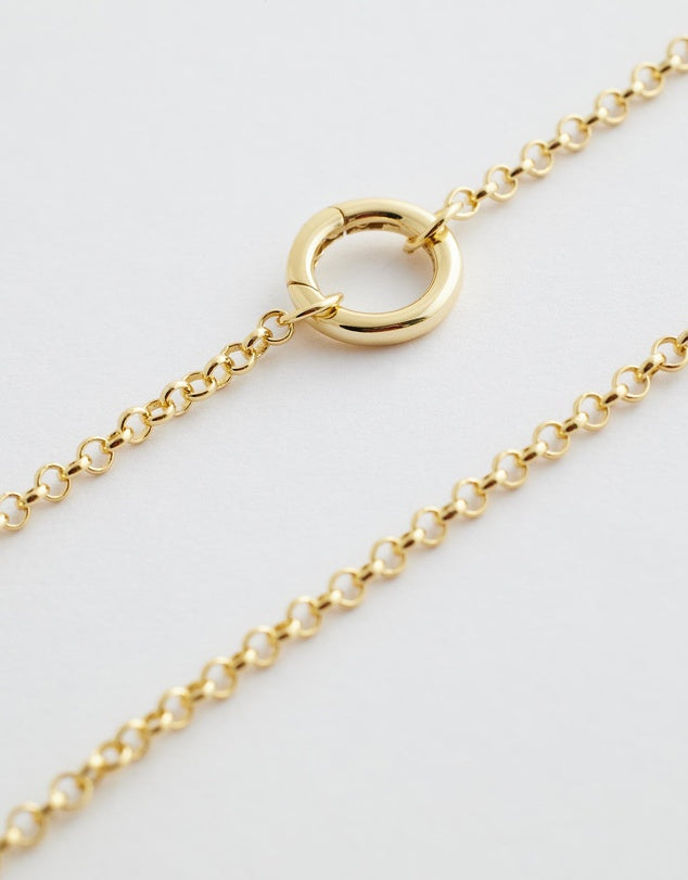 Manaia Loop Chain Necklace close up detail flaylay