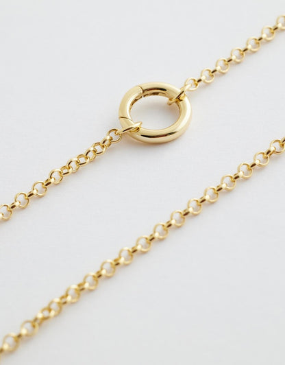 Manaia Loop Chain Necklace close up detail flaylay