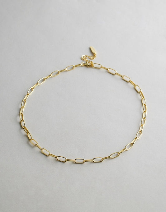 Nixon Loop Chain necklace on a light gray background