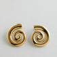 Savannah Swirl Earrings - Gold