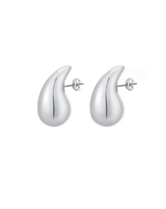Arlow Drop Earrings - Silver