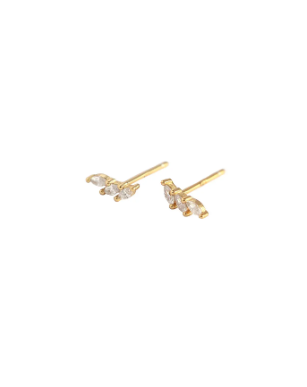 Lily Studs - Gold
