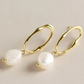 Nola Drop Pearl Earrings