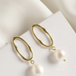 Nola Drop Pearl Earrings