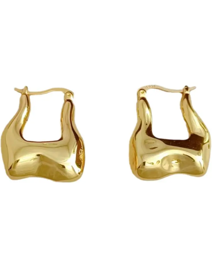 Nina Hoops - Gold