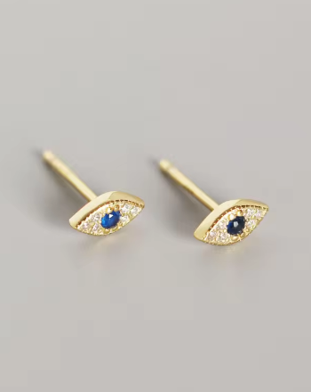 Evil Eye Studs - Gold