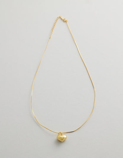 Serenity Heart Necklace flay lay