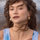 Sally Chunky Hoop Earrings - Gold
