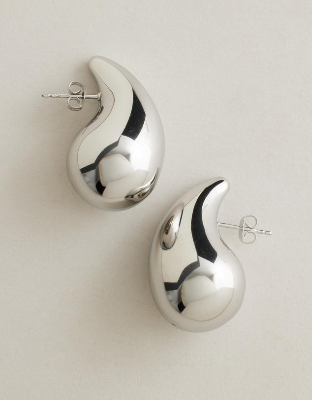 Arlow Drop Earrings - Silver