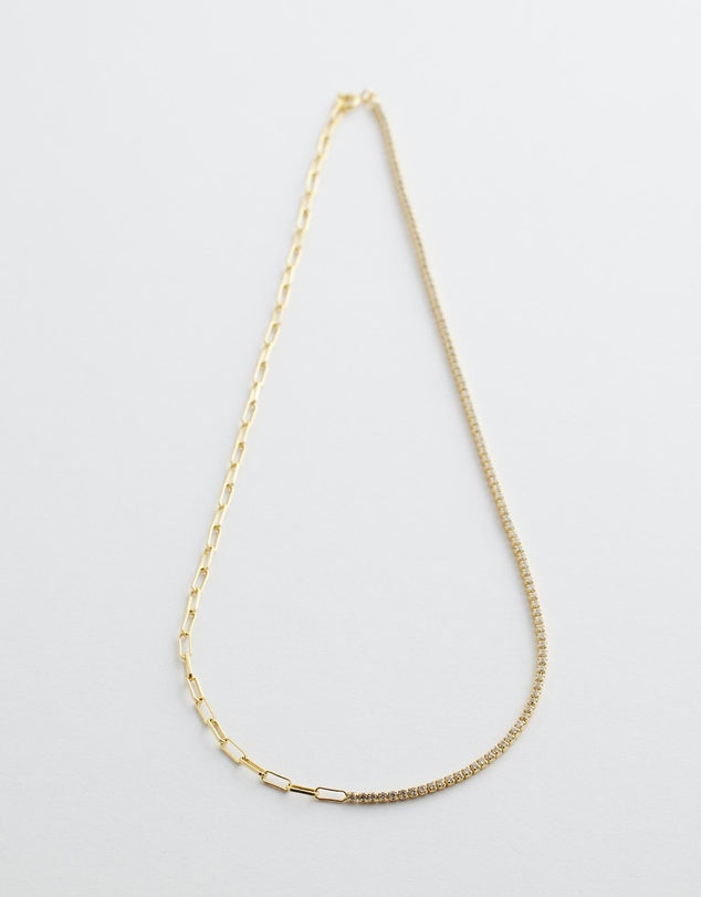 edie_tennis_chain_necklace flatlay