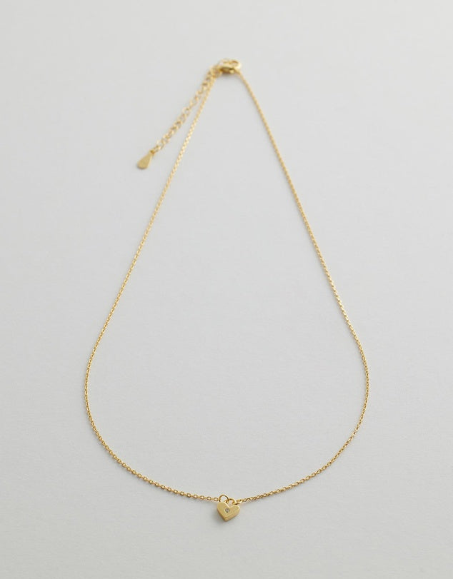 solstice heart necklace flay lay