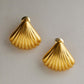 Tanah Shell Earrings - Gold