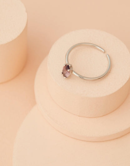 Cuba Onyx Ring - Silver