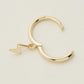Lightening Bolt Huggies - Gold
