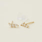 Lily Studs - Gold