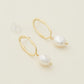 Nola Drop Pearl Earrings