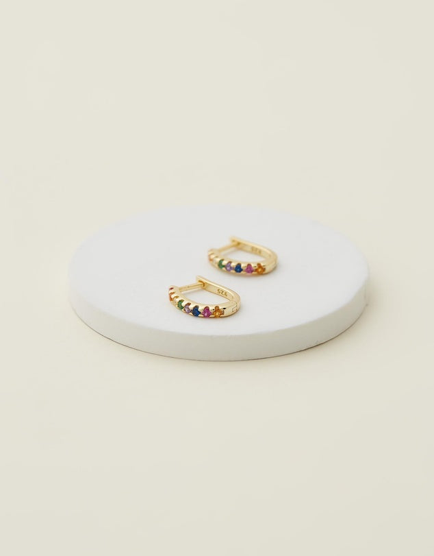 Rio Rainbow Huggies flat lay with white back ground