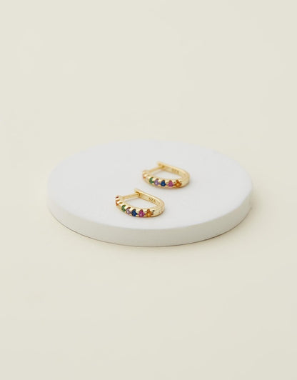 Rio Rainbow Huggies flat lay with white back ground