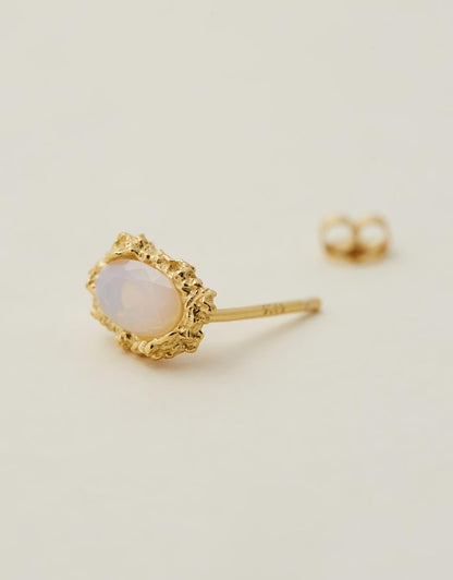Simone Opal Studs - Gold