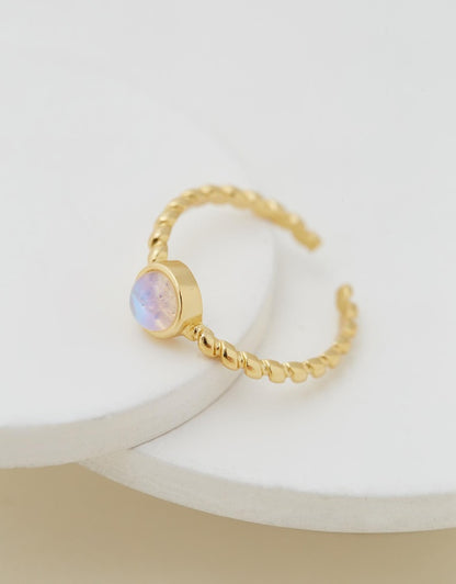 Simone Twist Ring - Opal