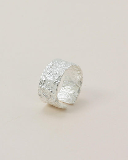 Noah Textured Ring - Silver