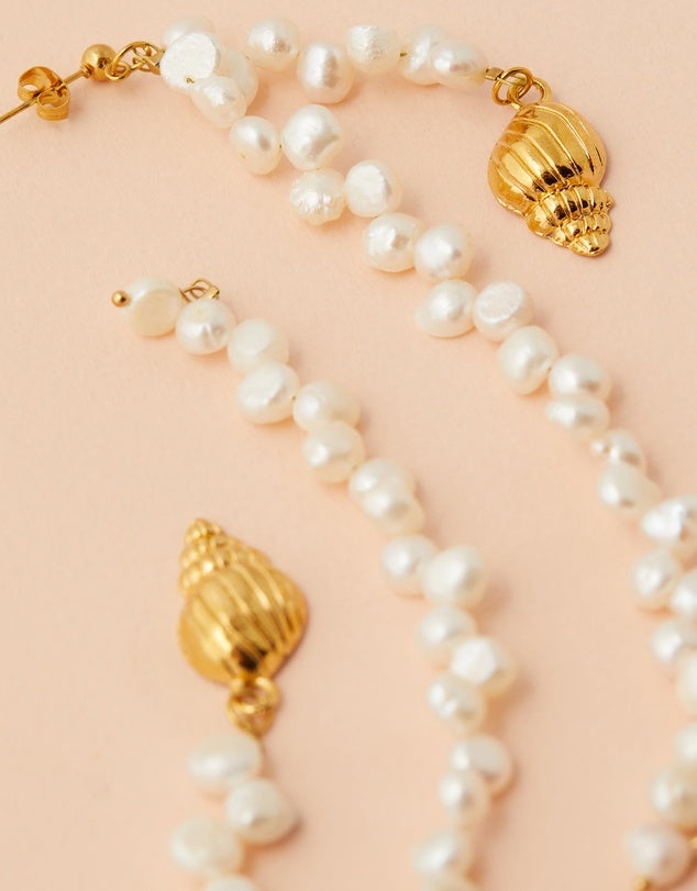 Jade Pearl Earrings