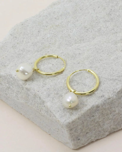 Oakley Pearl Hoops - Gold