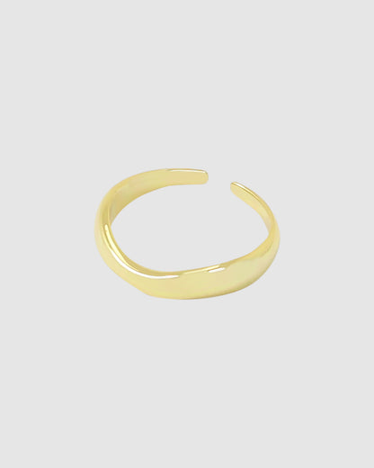 Hannah Wave Ring - Gold